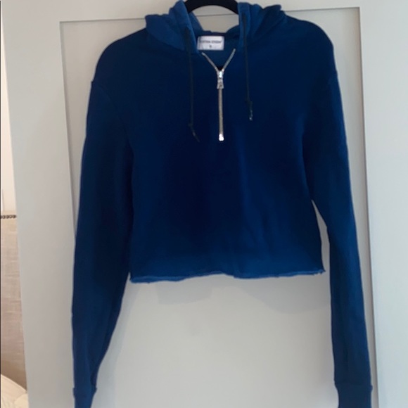 Cotton Citizen Sweaters - Cotton Citizen Crop Sweatshirt